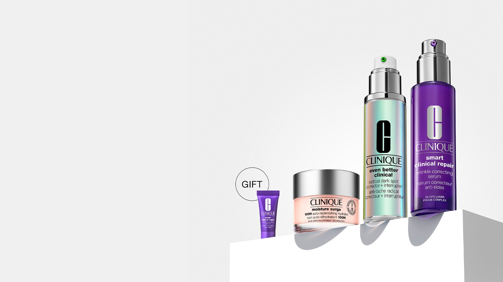 Not ready for needles? Start with a Clinique transformation.