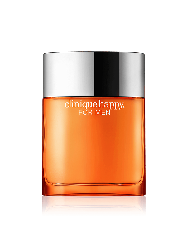 Clinique Happy for Men, Cool. Crisp. A hit of citrus. A refreshing scent for men. Wear it and be happy.