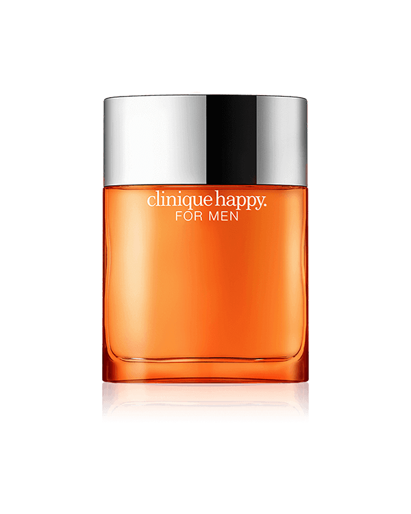 Clinique Happy for Men, Cool. Crisp. A hit of citrus. A refreshing scent for men. Wear it and be happy.