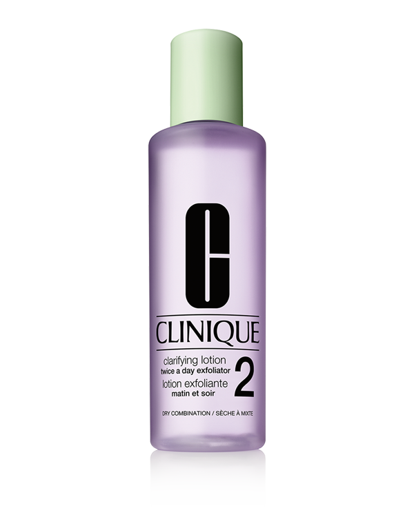 Clarifying Lotion Twice A Day 2, Gentle, refreshing formula is the difference-maker for healthy skin. Sweeps away pollution, grime, dulling flakes to reveal smoother, clearer skin.