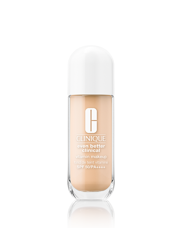 Even Better Clinical™ Vitamin Makeup Foundation SPF 50, Lightweight foundation with SPF50 and a vitamin-infused formula for more radiant, healthy-looking skin. Dermatologist tested. Safe for sensitive skin. Allergy tested. 100% fragrance free.