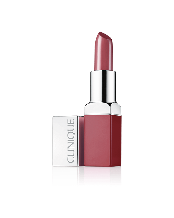 Clinique Pop Lip Colour and Primer, 色澤鮮明的唇膏與滋潤的修護底霜合二為一。色澤長效持久，雙唇舒適水潤。